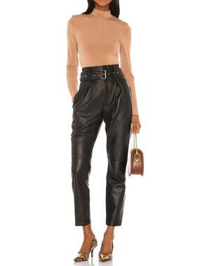 NWOT Song of Style Suzie leather belted pants